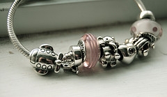 pandora charm flip flop